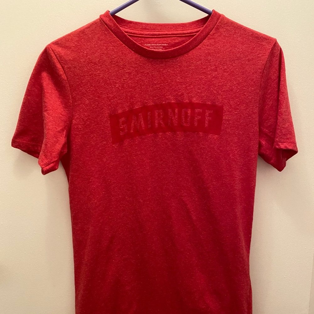 Red Smirnoff Tee